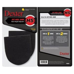 Dexter HS replacement pads for cleats, black, durable.