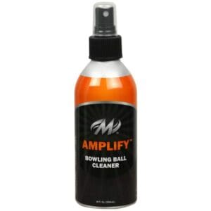 A spray bottle of Amplify Stainless Blade Cleaner.