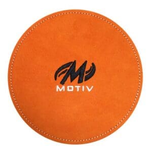 Orange Motiv disc with black and white logo in the center.